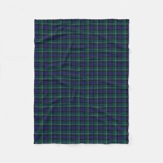 Menteith Scotland District Tartan Fleece Deken (Voorkant)