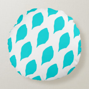 Menthol leaf Design Round Pillow Rond Kussen