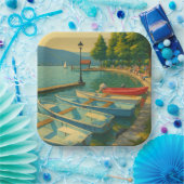 Menthon Saint Bernard Papieren Bordje (Feest)