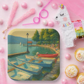 Menthon Saint Bernard Papieren Bordje (Feest)