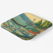 Menthon Saint Bernard Papieren Bordje (Gebogen)