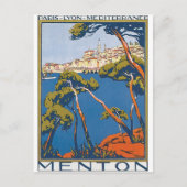 Menton Briefkaart (Voorkant)