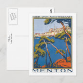 Menton Briefkaart (Voorkant / Achterkant)
