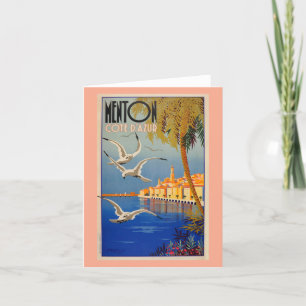 Menton CoTe D'azur Feestdagen Kaart