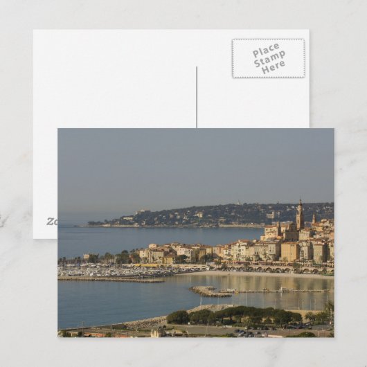 Menton, Cote d'Azur, Frankrijk. Briefkaart (Voorkant / Achterkant)