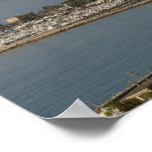 Menton, Cote d'Azur, Frankrijk. Poster (Hoek)