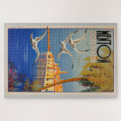  Menton CoTe D'azur Illustration Art Legpuzzel (Horizontaal)