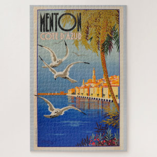 Menton CoTe D'azur Illustration Art Legpuzzel