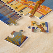  Menton CoTe D'azur Illustration Art Legpuzzel (Zijkant)