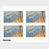  Menton CoTe D'azur Rechthoekige Sticker (Vel)