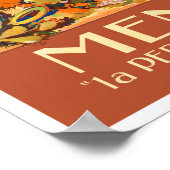 Menton France vintage-reis Poster (Hoek)