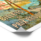 Menton France vintage-reis Poster (Hoek)