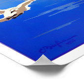 Menton France vintage-reis Poster (Hoek)