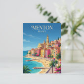Menton Frankrijk Briefkaart (Staand voorkant)