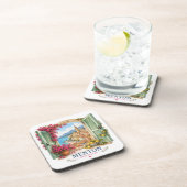 Menton French Riviera coasters Bier Onderzetter (Rechterzijde)