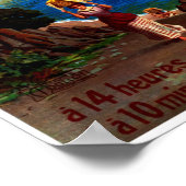 MENTON French Riviera Cote D' Azur France Travel Poster (Hoek)