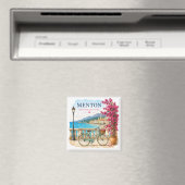 Menton French Riviera Magnet - bicycle (Insitu (Vaatwasser))
