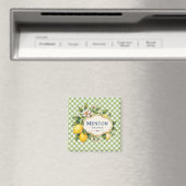Menton French Riviera Magnet - Green Lemon (Insitu (Vaatwasser))
