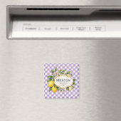 Menton French Riviera Magnet - Purple Lemon (Insitu (Vaatwasser))