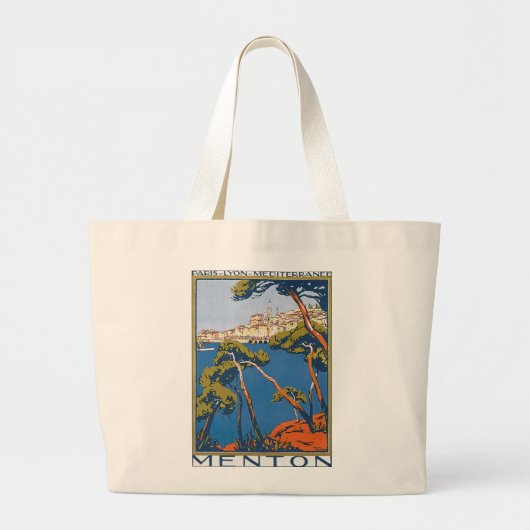 Menton Grote Tote Bag (Voorkant)