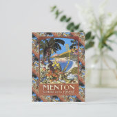 Menton, Le perle de la France Briefkaart (Staand voorkant)