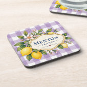 Menton Lemon Cote d Azur coasters Bier Onderzetter (Linkerzijde)