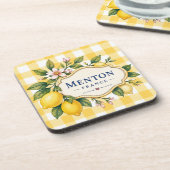 Menton Lemon Cote d Azur coasters Bier Onderzetter (Linkerzijde)