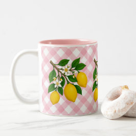Menton Lemon Two-Tone Mug Tweekleurige Koffiemok