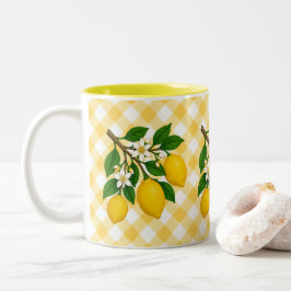 Menton Lemon Two-Tone Mug Tweekleurige Koffiemok