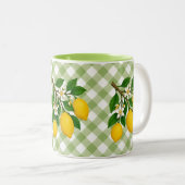 Menton Lemon Two-Tone Mug Tweekleurige Koffiemok (Voorkant rechts)