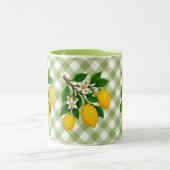 Menton Lemon Two-Tone Mug Tweekleurige Koffiemok (Center)