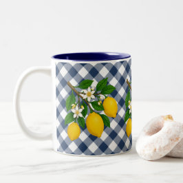 Menton Lemon Two-Tone Mug Tweekleurige Koffiemok