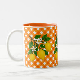 Menton Lemon Two-Tone Mug Tweekleurige Koffiemok
