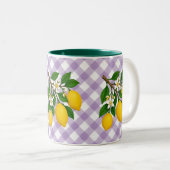 Menton Lemon Two-Tone Mug Tweekleurige Koffiemok (Voorkant rechts)