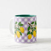 Menton Lemon Two-Tone Mug Tweekleurige Koffiemok (Voorkant links)
