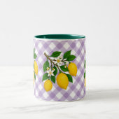Menton Lemon Two-Tone Mug Tweekleurige Koffiemok (Center)