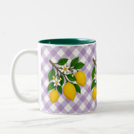 Menton Lemon Two-Tone Mug Tweekleurige Koffiemok