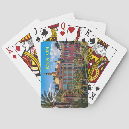 Menton Pokerkaarten (Achterkant)