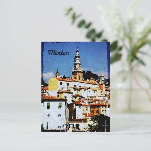 Menton, Provence Briefkaart (Staand voorkant)
