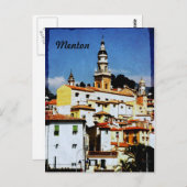 Menton, Provence Briefkaart (Voorkant / Achterkant)