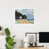 Menton Seen from Cap Martin by Claude Monet Poster (Thuiskantoor)