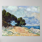 Menton Seen from Cap Martin by Claude Monet Poster (Voorkant)
