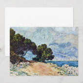 Menton Seen van Pet Martin door Claude Monet (Voorkant / Achterkant)