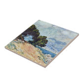 Menton Seen van Pet Martin door Claude Monet Tegeltje (Zijkant)