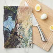 Menton Seen van Pet Martin door Claude Monet Theedoek (Quarter Fold)