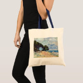 Menton Seen van Pet Martin door Claude Monet Tote Bag (Voorkant (product))