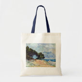 Menton Seen van Pet Martin door Claude Monet Tote Bag (Voorkant)