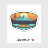 Mentone, Alabama Sticker (Vel)