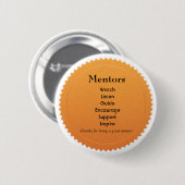 Mentor Appreciation Pin Ronde Button 5,7 Cm (Voorkant /achterkant)