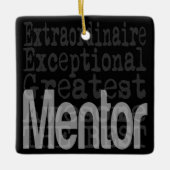 Mentor Extraordinaire Keramisch Ornament (Voorkant)